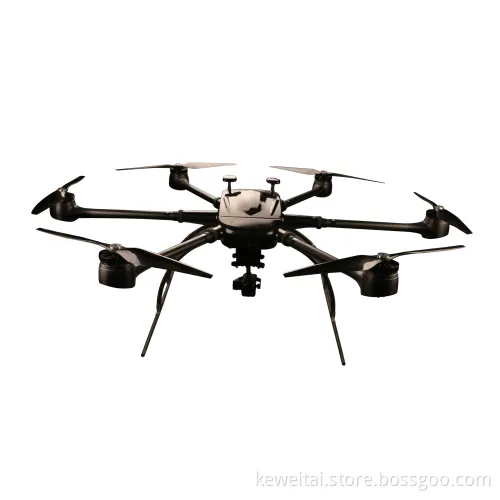 30km 75 Minutes 6-Rotor 15kg Paylaod Drone 4K 60X Zoom